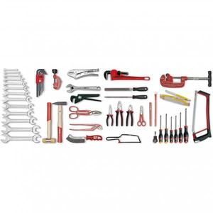 Juego de Herramientas de 51 Piezas para Plomeros, para Trabajos de Plomería, Duradero y Versátil - Product Image 1