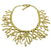 Collier en laiton à la mode fabriqué en chine colliers en or en laiton bijoux femmes cadeau utiliser pour une pièce de conception simple