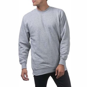OEM Custom Printed Embroidery 100% Cotton Long Sleeve Solid Color Basics Crewneck Men's <b>Hoodies</b> & Sweatshirts From Pakistan - Product Image 5