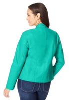 Veste d'hiver en cuir de peau de vache pour femmes de haute qualité personnalisable respirant motif solide tricoté Design col roulé