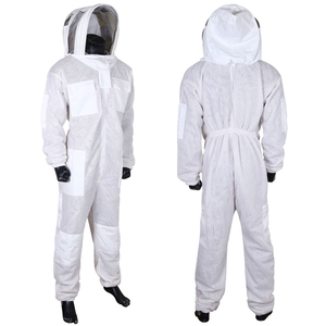 Abejas ventiladas de algodón 2024 de calidad superior que mantienen el traje personalizado para la protección profesional del apicultor a precio barato OEM - Product Image 5