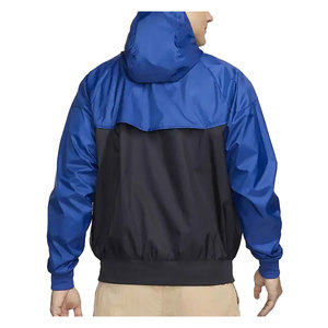 Chaqueta Cortavientos de Lona Personalizada para Hombre, Talla Grande, con Capucha, Ropa Deportiva Impermeable para Exteriores de Otoño de Alta Demanda - Product Image 3