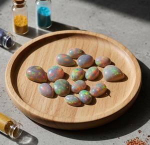 Ópalo Natural Etíope, Corte Ovalado Suelto, Cabujón, Certificado por Terceros, Tamaños Personalizados, Fabricación de Joyería, Venta al por Mayor, Exportación - Product Image 3