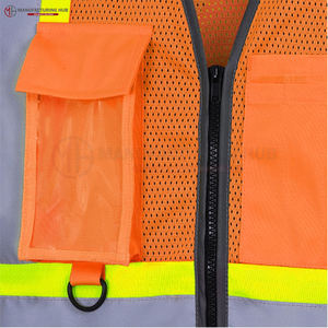 เสื้อกั๊กทำงานผ้าสะท้อนแสงเสื้อกั๊กจราจร - Product Image 2