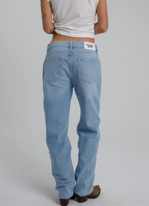 Pantalon denim décontracté à jambe droite - Product Image 5