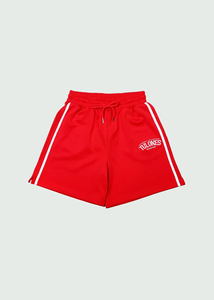 Shorts de sport décontractés surdimensionnés en toile de couleur personnalisée, écologiques, pour hommes, 100 % coton, couleur unie, été 2025 - Product Image 3