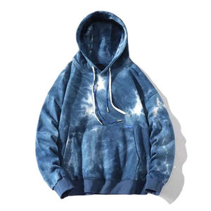 Sudadera con capucha con tinte de corbata para hombre personalizada OEM, ropa de calle transpirable de secado rápido, sudaderas con capucha con estilo personalizadas para hombre de alta calidad - Product Image 1