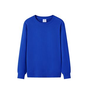 Vente en gros Sweat-shirt à col ras du cou de haute qualité 100% coton doux à manches longues couleurs unies - Product Image 2