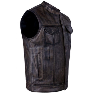 Prix d'usine – Gilet d'hiver léger en toile pour homme, design personnalisé, couleur unie, quantité en gros, sur mesure - Product Image 3