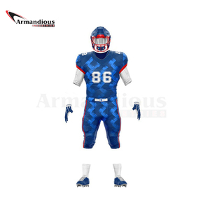 Uniforme de football américain de haute qualité 100% ensemble de maillot imprimé par sublimation numérique en polyester - Product Image 5