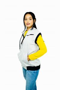 แจ็กเก็ตระบายอากาศมีซิปรูดสำหรับผู้หญิง - Product Image 4