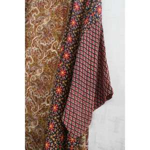 ชุดคลุมกิโมโนผ้าไหมปะติดปะต่อ ไซส์ใหญ่ ความยาวระดับเข่า ระบายอากาศได้ดี หรูหรา เซ็กซี่ สำหรับผู้หญิง - Product Image 3