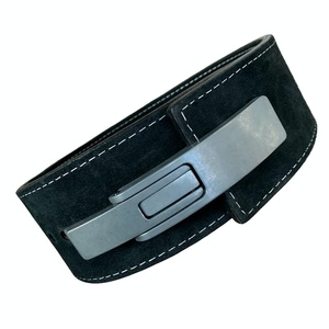 Cinturón de Cuero de la Mejor Calidad al por Mayor para Levantamiento de Pesas, Hebilla de Acero de Doble Punta, Soporte Lumbar de 4x42 Pulgadas, Colores Personalizados - Product Image 3