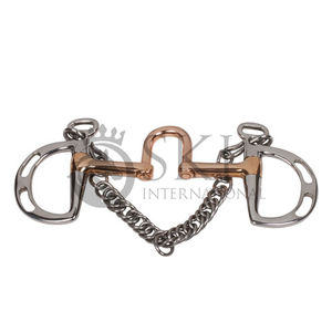 Bocado de Caballo Occidental de Una Sola Pieza con Logotipo Personalizado Kimberwick, Acero Inoxidable de Alta Calidad, 50x50x40cm, Equipo de Equitación, Embalaje - Product Image 6