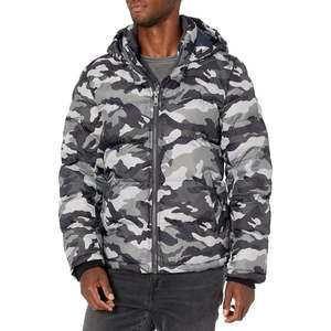 Blouson Bomber Homme en Toile, Style Urbain, Motif Uni Teint, Collection Hiver Dernière Tendance, Sur Mesure et Enduit - Product Image 1