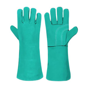 Gants de sécurité industrielle en cuir de vachette fendu pour le soudage au hockey Lutte contre les incendies-Gants de soudage résistants aux étincelles et à la chaleur - Product Image 2