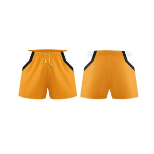 Poliéster Transpirable Absorbe la humedad Secado rápido Unisex Rugby Fútbol Pantalones cortos Color sólido Logotipo personalizado Venta al por mayor Fábrica OEM - Product Image 3