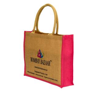 2025 fournisseur d'usine indien Logo personnalisé mode toile de jute faveur de mariage Jute fourre-tout sacs à provisions - Product Image 6