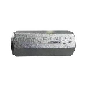 ชุด CIT-06วาล์วควบคุมการไหล CIT-04ชุดไฮดรอลิกวาล์วทางเดียวพร้อมชิ้นส่วนไฮดรอลิกเช็คตรง - Product Image 1