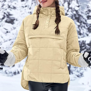 Men Plus Size 100% Polyester Metallic Puffer Jacket Custom <b>Winter</b> <b>Thick</b> Windproof Filling Bubble Quilted Outerwear <b>Coat</b> - Product Image 2