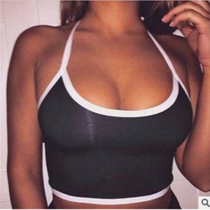 OEM Summer Custom logo Straps Solid Fitness Lady tank <b>Top</b> Casual Sexy Women Crop <b>Top</b> Women's Sexy tank <b>Tops</b> - Product Image 3