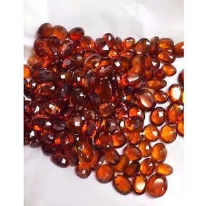 Haute Qualité 160 Pcs 10mm-14mm Coupe Ovale Naturel Hessonite Grenat Orange Facette Lâche US $127.22 pour 506 Cts Iroc Sales Lot - Product Image 5