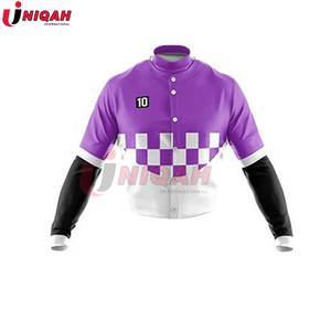 Uniforme de béisbol de alta calidad de nuevo estilo, ropa deportiva transpirable, diseño de Color personalizado, tela de poliéster 100%, servicio OEM - Product Image 2