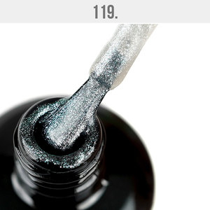 UV LED Gel Polish Color-Hecho en EU-CPNP-Plata-Gel Polish 119 - Diamond Mine 12ml - Mystic Nails - Product Image 2