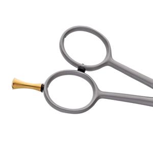 Ciseaux de coiffure finition sable lame tranchante ciseaux de salon de beauté en acier inoxydable allemand avec étui en cuir - Product Image 6