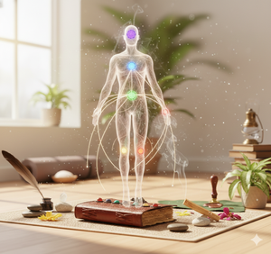 Vintage Seven Chakra Piedra en relieve diario pestillo cuero Sketchbook cuadernos Deckle borde papel de algodón para regalo de caligrafía - Product Image 3