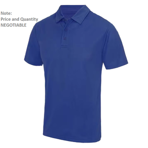 Coton tricoté personnalisé avec logo OEM imprimé par transfert thermique pour T-shirt, couleur unie, respirant, pour le golf, les sports de plein air et les tenues décontractées - Product Image 1