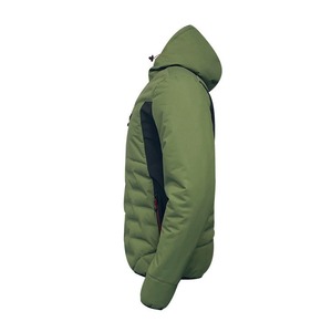Blouson aviateur d'hiver noir personnalisé Offre Spéciale pour hommes avec col montant poche avant rembourrage recyclé tissu de toile de sport taille XS - Product Image 3