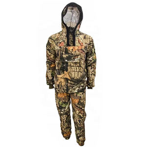 Nouveaux produits Survêtement de chasse et de pêche en coton et polyester camouflage pour homme, 2 pièces, à capuche, vêtements de sport athlétiques, ensembles de survêtement - Product Image 2