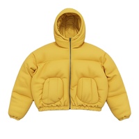 Chaqueta de Invierno Acolchada con Capucha, Personalizada con Logotipo, para Hombre, Talla Grande, Transpirable, Resistente al Viento, Estilo Universitario