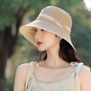 Women's <b>Large</b> Head Size <b>Bucket</b> <b>Hat</b> Spring Summer Sun Protection Wide Brim <b>Hat</b> Fashionable & Versatile - Product Image 2