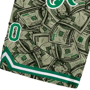 Pantalones cortos de malla de sublimación transpirables personalizados para hombres y mujeres ideales para correr en el gimnasio y actividades deportivas - Product Image 5