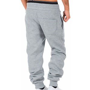 Pantalons de survêtement pour hommes sur mesure en gros, coupe ajustée, respirants, polyester/coton de haute qualité, sport de plein air, décontractés - Product Image 4