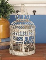 Vente en gros de cage à oiseaux antique, article d'artisanat personnalisable, fer de haute qualité, article de gamme très basse, meilleure qualité, divers