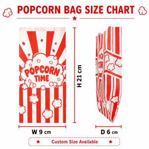 Bolsas de Papel para Palomitas de Maíz con Logotipo Personalizado, Aptas para Microondas, Venta al por Mayor, para Comida Rápida para Llevar - Product Image 6