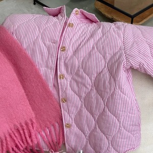 Veste bouffante automne hiver vêtements bouton manteau matelassé à manches longues veste rembourrée vêtements d'extérieur veste bouffante légère - Product Image 2