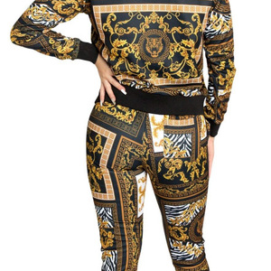 Ensemble de survêtements d'hiver pour femmes, nouveau design, décontracté, pour l'entraînement, personnalisé, 100 % coton respirant, à capuche - Product Image 4