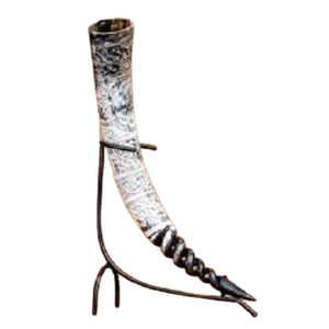 Prix raisonnable véritable corne à boire avec logo personnalisé taille meilleure corne naturelle corne de buffle couleur fait à la main verres polis - Product Image 1