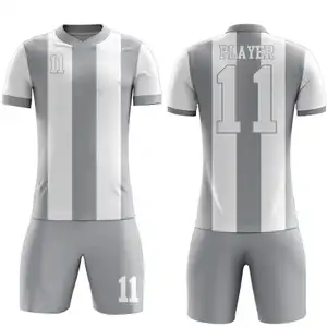 Custom Football Jerseys Full Sublimation Printing Soccer Jerseys Club Team Football Training Uniform Suit Soccer Uniform