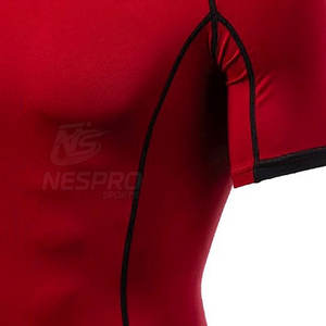 Vêtements de gymnastique et de fitness nouvel arrivage d'éruptions cutanées à manches courtes pour hommes prix bon marché conception personnalisée éruption cutanée à manches courtes pour hommes - Product Image 6
