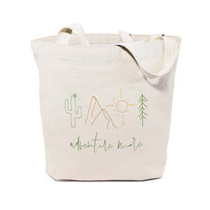 Adventure More Cotton Canvas <b>Tote</b> Bag <b>Plastic</b> Free Grocery Bag Organic Cotton <b>Tote</b> Environment Friendly Bag Reusable Daily <b>Tote</b> - Product Image 1