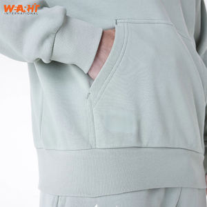 Jersey de mezcla de algodón suave básico para hombre, sudadera informal de invierno, ropa informal cálida de Color sólido, Top con estampado bordado 3D - Product Image 3