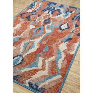 Alfombra Kilim de Lana Grande Erbe, Anudada a Mano, con Patrón Abstracto en Rojo y Naranja, para Entrada, Pasillo, Rectangular 9x12 - PKWL-8020 - Product Image 2