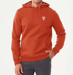 Jersey personalizado para Hombre Sudaderas con capucha de color sólido casual invierno Jersey tela al por mayor cuello con capucha de gran tamaño sudaderas holgadas - Product Image 1
