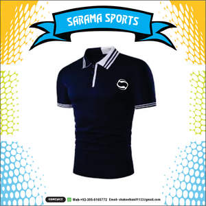 Polo OEM à séchage rapide en soie glacée avec logo brodé sur mesure Vente en gros de polos avec logo brodé sur mesure - Product Image 6