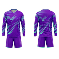Ensemble de maillot et short de sport unisexe, uniforme d'entraînement de football, vêtements de sport pour la salle de sport, séchage rapide, 100% polyester